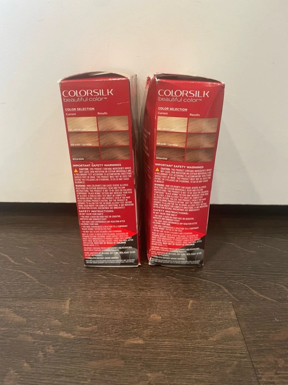 LOT (2) Revlon Colorsilk #60 Dark Ash Blonde Permanent Hair Color